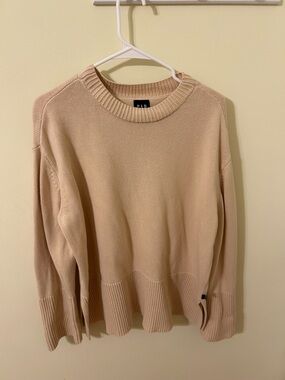 GAP Women's Crewneck Tunic Sweater in Beige